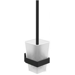 Villeroy & Boch Elements szczotka toaletowa wisząca czarny mat TVA152017000K5