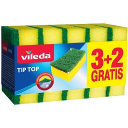Vileda Tip-Top gąbka do naczyń 5 sztuk 173845