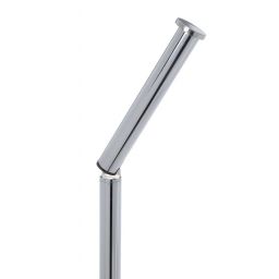 Wenko stojak na papier toaletowy z uchwytem 2w1 srebrny 19637100