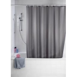 Wenko zasłona prysznicowa 200x180 cm szara 20044100