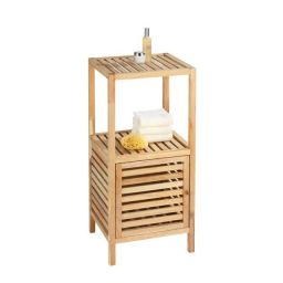 Wenko Norway regał łazienkowy z drzwiczkami stojący brązowy 20352100