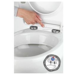 Wenko Kos deska sedesowa wolnoopadająca uniwersalna biała 21901100