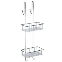 Wenko Caddy Aldo półka łazienkowa 24,5 cm podwójna srebrna 22213100