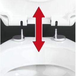 Wenko Astera deska sedesowa wolnoopadająca uniwersalna biała 22409100