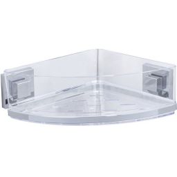 Wenko VL Quadro półka łazienkowa 28 cm narożna przezroczysty 22686100