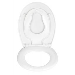 Wenko deska sedesowa wolnoopadająca z nakładką dla dzieci biały 22973100