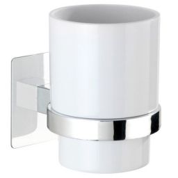 Wenko Turbo-Loc Quadro Ed. kubek na szczoteczki biały 23847800