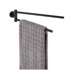 Wenko Bosio wieszak na ręcznik 40 cm dwuramienny ruchomy czarny 24238100