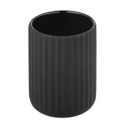 Wenko Belluno kubek na szczoteczki czarny 24803100