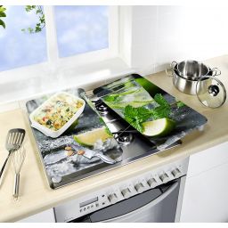 Wenko Universal płyta kuchenna wielofunkcyjna szklana 2 szt mix kolorów 2521482100