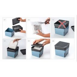 Wenko Cube pochłaniacz wilgoci z wkładem beżowy 50222100