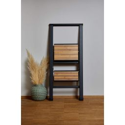 Wenko drabina 2-stopniowa czarny 50482100