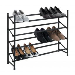 Wenko organizer na buty teleskopowy czarny mat 50602100