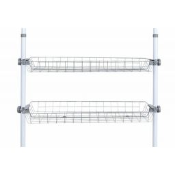 Wenko Herkules koszyk do garderoby 2 szt biały 50617100