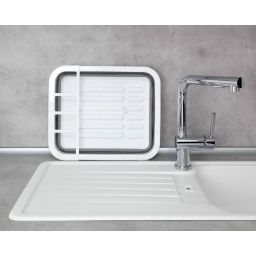 Wenko suszarka do naczyń składana szary/biały 54780100