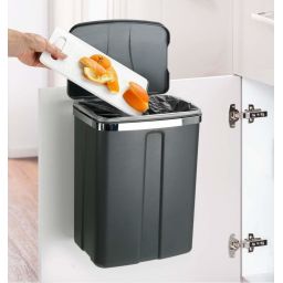 Wenko kosz na śmieci 12 l wiszący szary 54903100