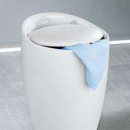 Wenko Candy kosz na pranie 2w1 biały 20631100