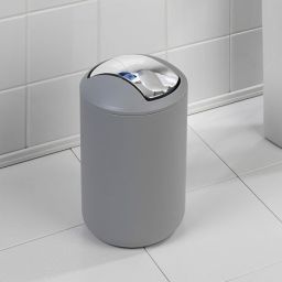 Wenko Brasil kosz na śmieci 6,5 l szary 22250100