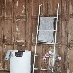 Wenko Viva wieszak na ręczniki stojący drabina biały 22508100