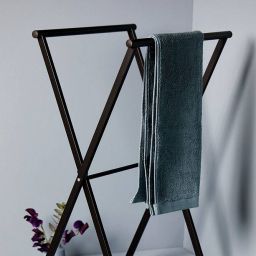 Wenko Lava stojak na ręczniki czarny 23709100