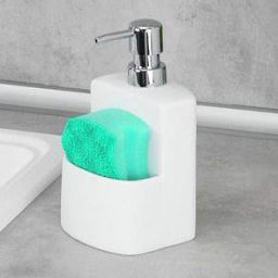 Wenko Festival dozownik do płynu 380 ml stojący 2w1 biały 3620115100