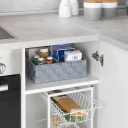 Wenko półka kuchenna 2-poziomowa z szufladami biały 2767010100