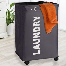 Wenko Quadro kosz na pranie 79 l antracytowy 3450112100