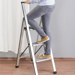 Wenko drabina 3-stopniowa szary 601012100