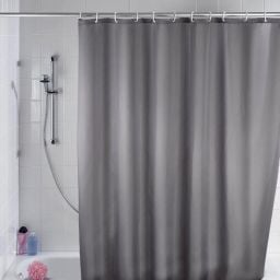Wenko zasłona prysznicowa 200x180 cm szara 20044100