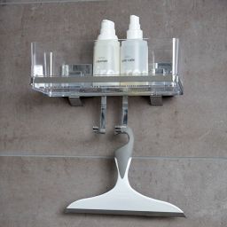 Wenko VL Quadro półka łazienkowa 38 cm przezroczysty 22685100