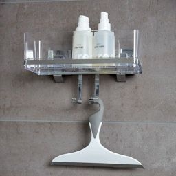 Wenko VL Quadro półka łazienkowa 25 cm przezroczysty 22694100