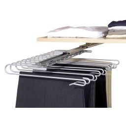 Wenko wieszak na spodnie wysuwany srebrny 5971800