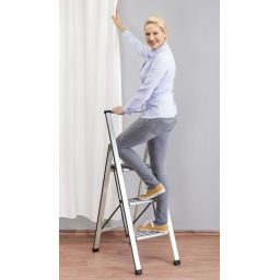 Wenko drabina 3-stopniowa szary 601012100