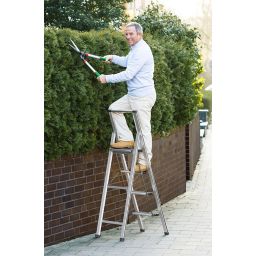 Wenko drabina 4-stopniowa szary 601013100