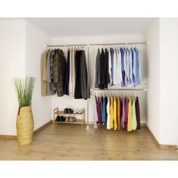 Wenko stelaż do wieszania ubrań teleskopowy srebrny 6200030100