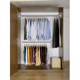 Wenko stelaż do wieszania ubrań teleskopowy srebrny 6200030100