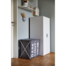 Wenko Trio kosz na pranie 118 l ciemnoszary 62092100