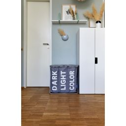 Wenko Trio kosz na pranie 118 l ciemnoszary 62092100