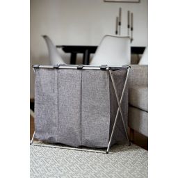 Wenko Trio kosz na pranie 130 l składany szary 62152100