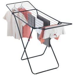 Wenko Champion suszarka na pranie 18 m stojąca czarny mat 63015100