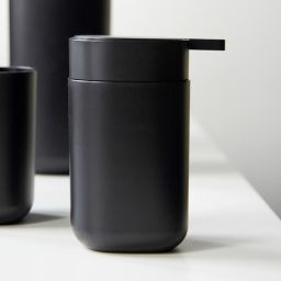 Wenko Davos dozownik do mydła 350 ml czarny 24832100