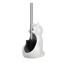 Wenko Cat szczotka toaletowa stojąca biała 24144100