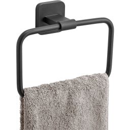 Wenko Turbo-Loc Porto Black wieszak na ręcznik czarny 26399100