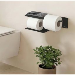 Wenko Lizan uchwyt na papier toaletowy czarny 26586100