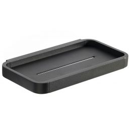 Zone Denmark Rim półka łazienkowa 22 cm czarna 14635