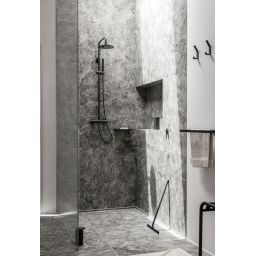 Zone Denmark Rim półka łazienkowa 44 cm czarna 14642