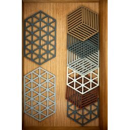 Zone Denmark Hexagon podstawka kuchenna camel 24347