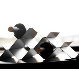 Zone Denmark Rocks regał do wina 51,3x20x17 cm czarny 26657