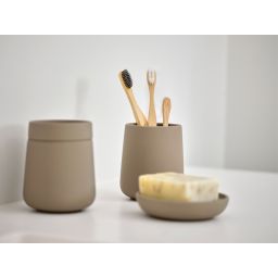 Zone Denmark Nova One kubek na szczoteczki taupe 28087