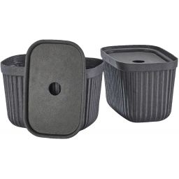 Zone Denmark Pulp pojemnik łazienkowy czarny 31770